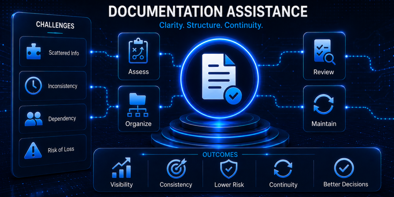 Documentation assistance dashboard