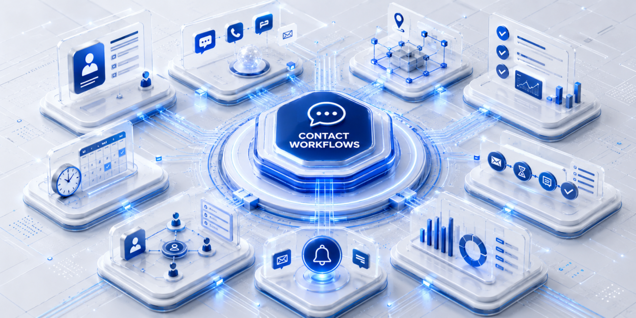 Contact workflow system
