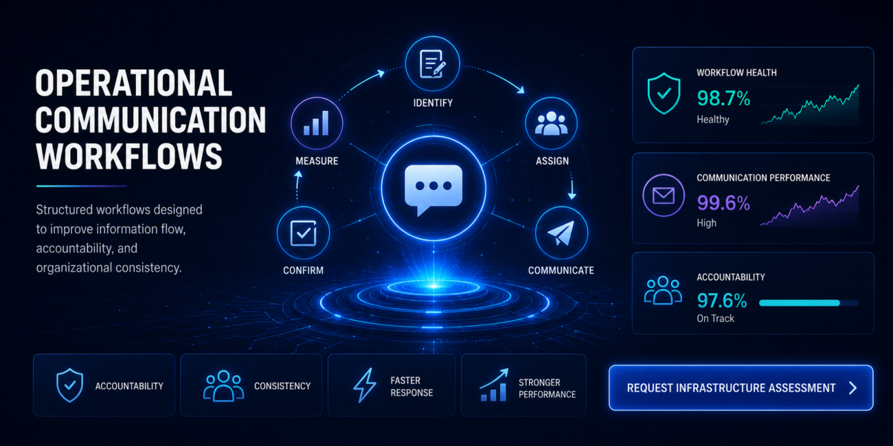 Communication workflow diagram