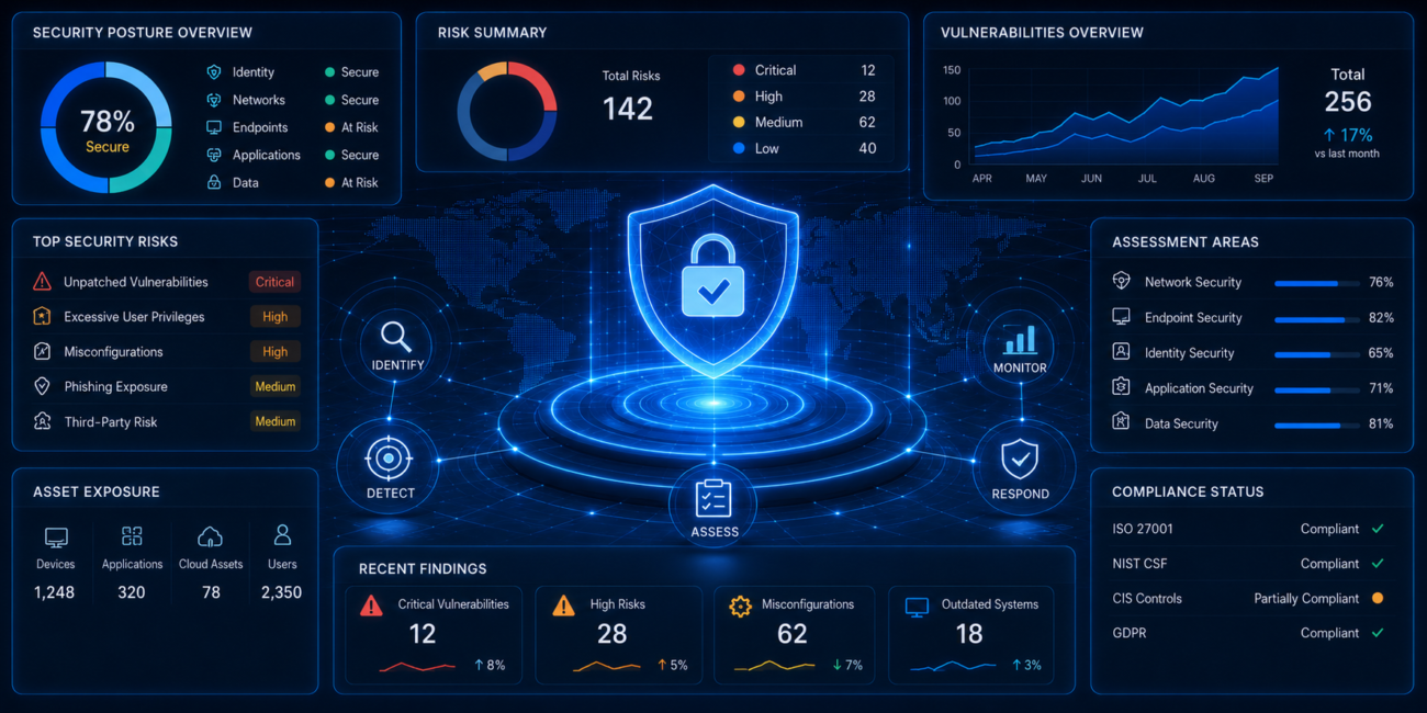 Security assessment dashboard